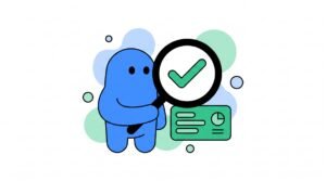 Ilustração: personagem com lupa observando um painel de indicadores, verificando se o tráfego pago está funcionando